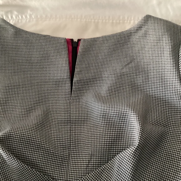 Anne Klein gingham check wool blend belted sheath size 10 dress - Picture 4 of 16